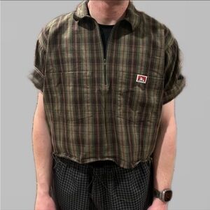 Ben Davis cropped work shirt